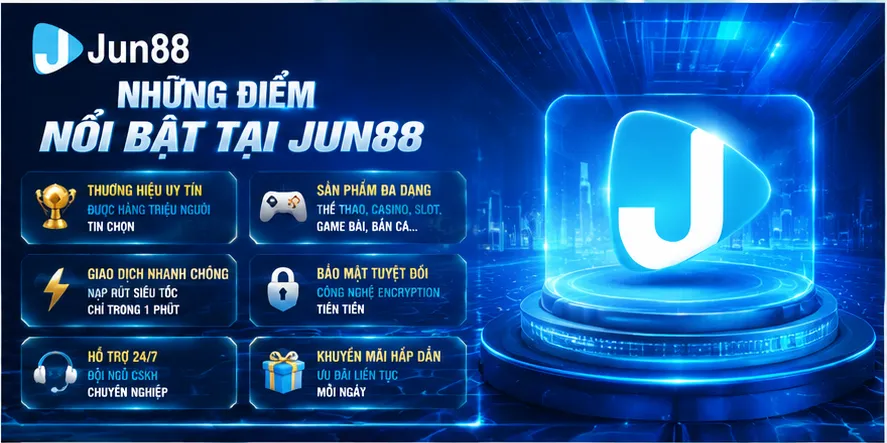 Những Điểm Nổi Bật Tại Jun88